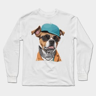 Dog Head Long Sleeve T-Shirt